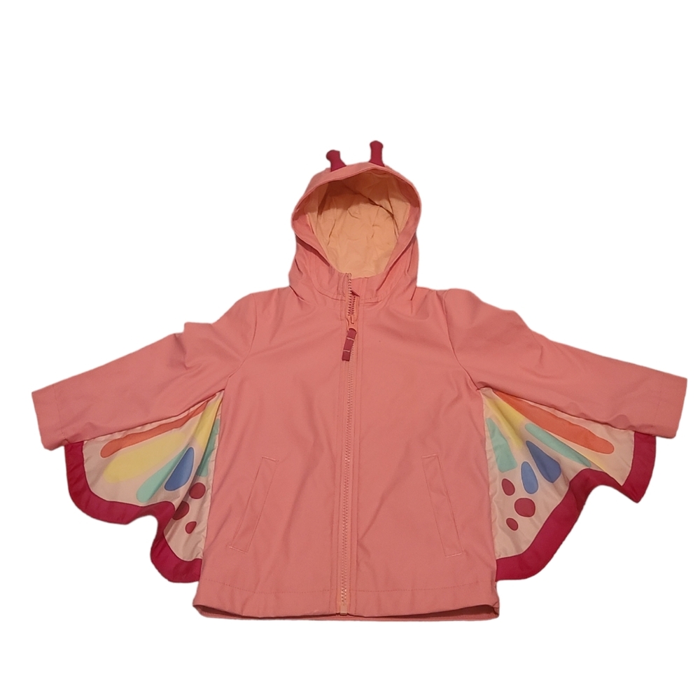 Cat and Jack Toddler Butterfly Raincoat | 2T
